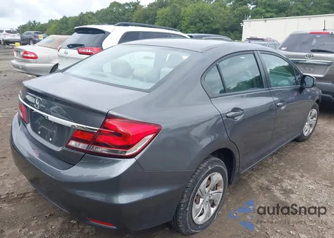 2013 Honda Civic Lx z USA, uszkodzony, nr VIN 2HGFB2F51DH514378